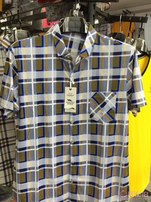 【自主品牌厂家处理衬衫短袖男品牌丝光棉中年男士衬衫轻奢商务男装尾单杂款1701】汕头市濠江区诚诚服装厂 - 产品库