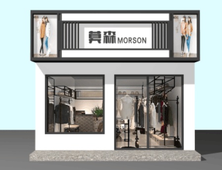 服饰店门头设计 引领潮流的第一印象